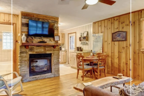 Mamaw’s Cabin  @ Heart of Linville Falls w/spa